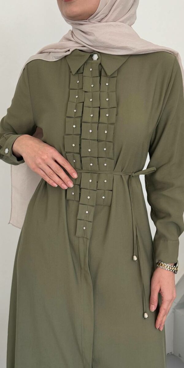 Robe perlé - Verte