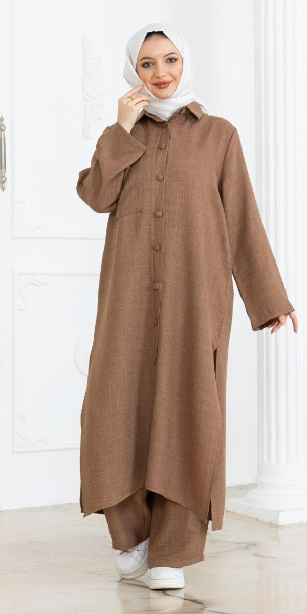 Ensemble avec pantalon - marron