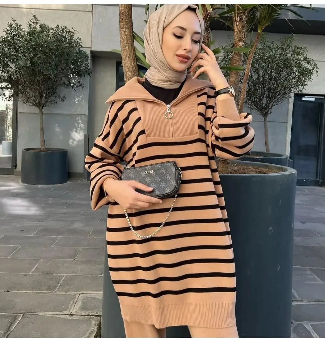 Ensemble avec pantalon - Camel