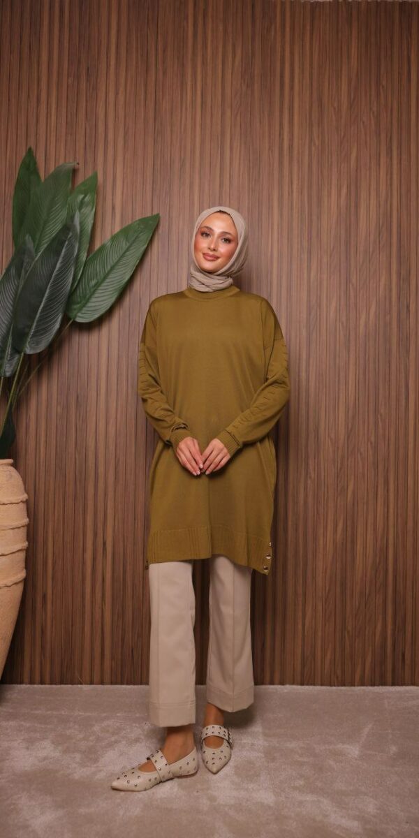 Tunique vert olive