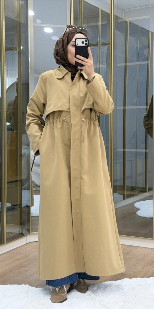 Veste longue cintrable