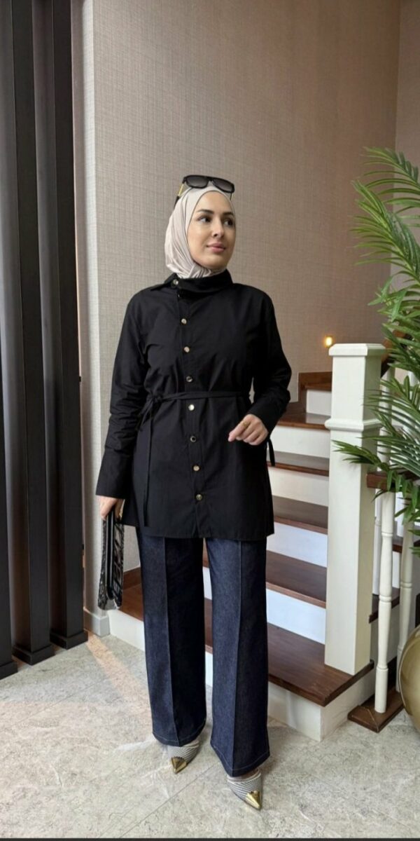 Chemise à col Asymétrique